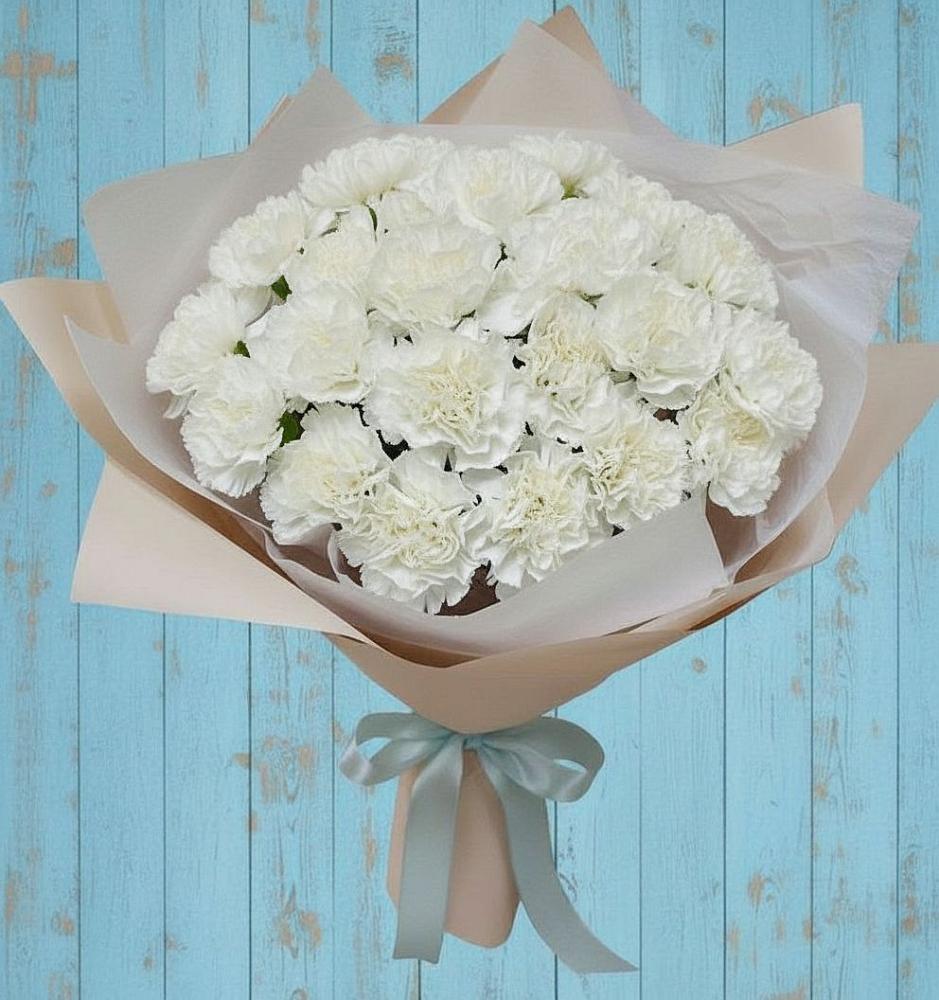 Букет цветов из: Гвоздики в Марках