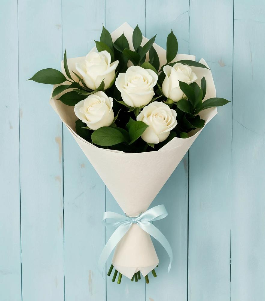 Букет цветов из: Розы в Марках