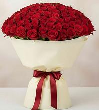Букет 101 Красная роза Милано в Марках