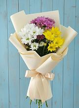 Букет цветов из:  Хризантемы в Марках