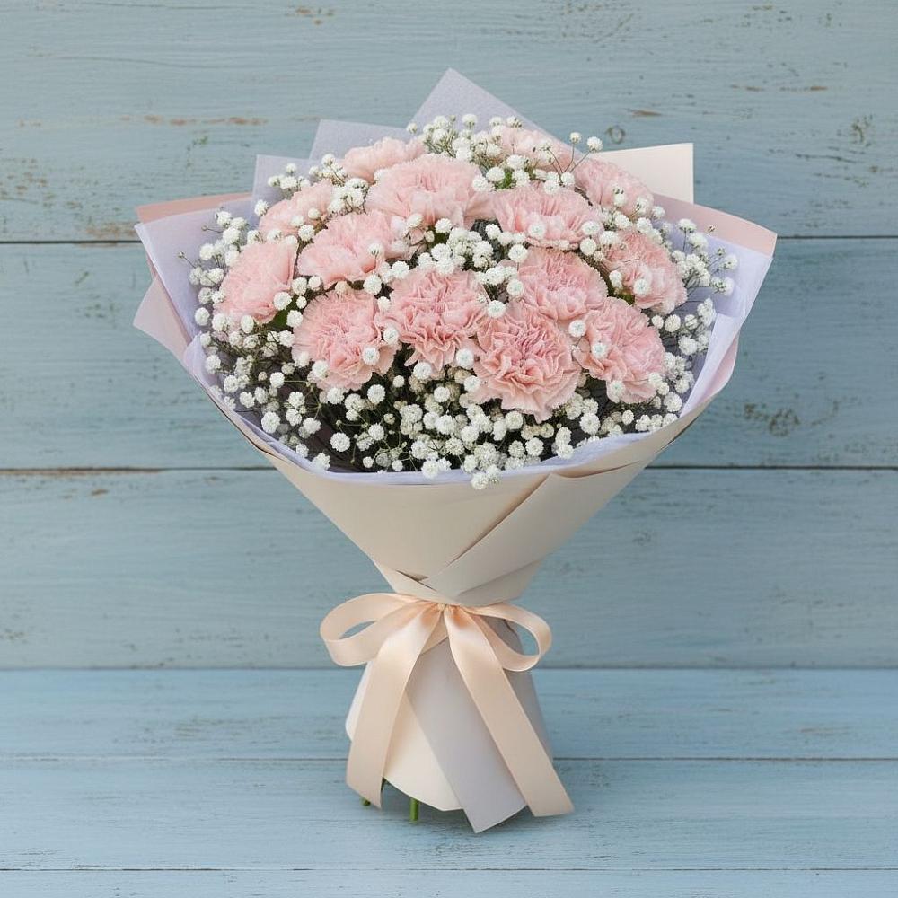 Букет цветов из: Гвоздики в Марках