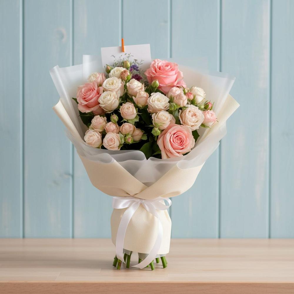 Букет цветов из: Розы в Марках