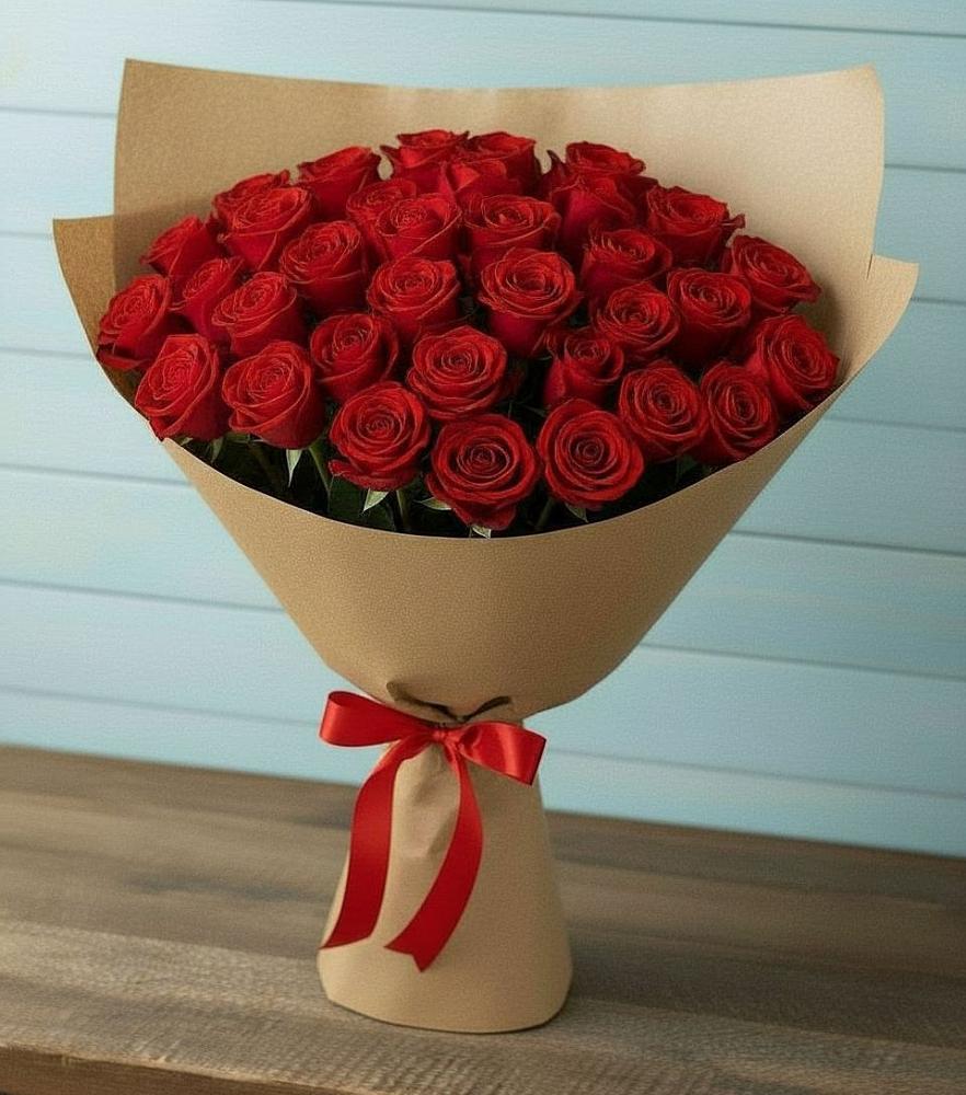 Букет Красные розы Милано в Марках