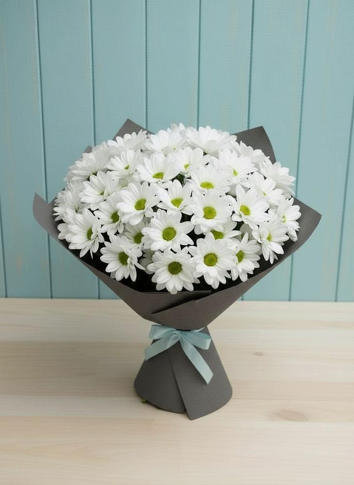 Букет цветов из: Хризантемы в Марках