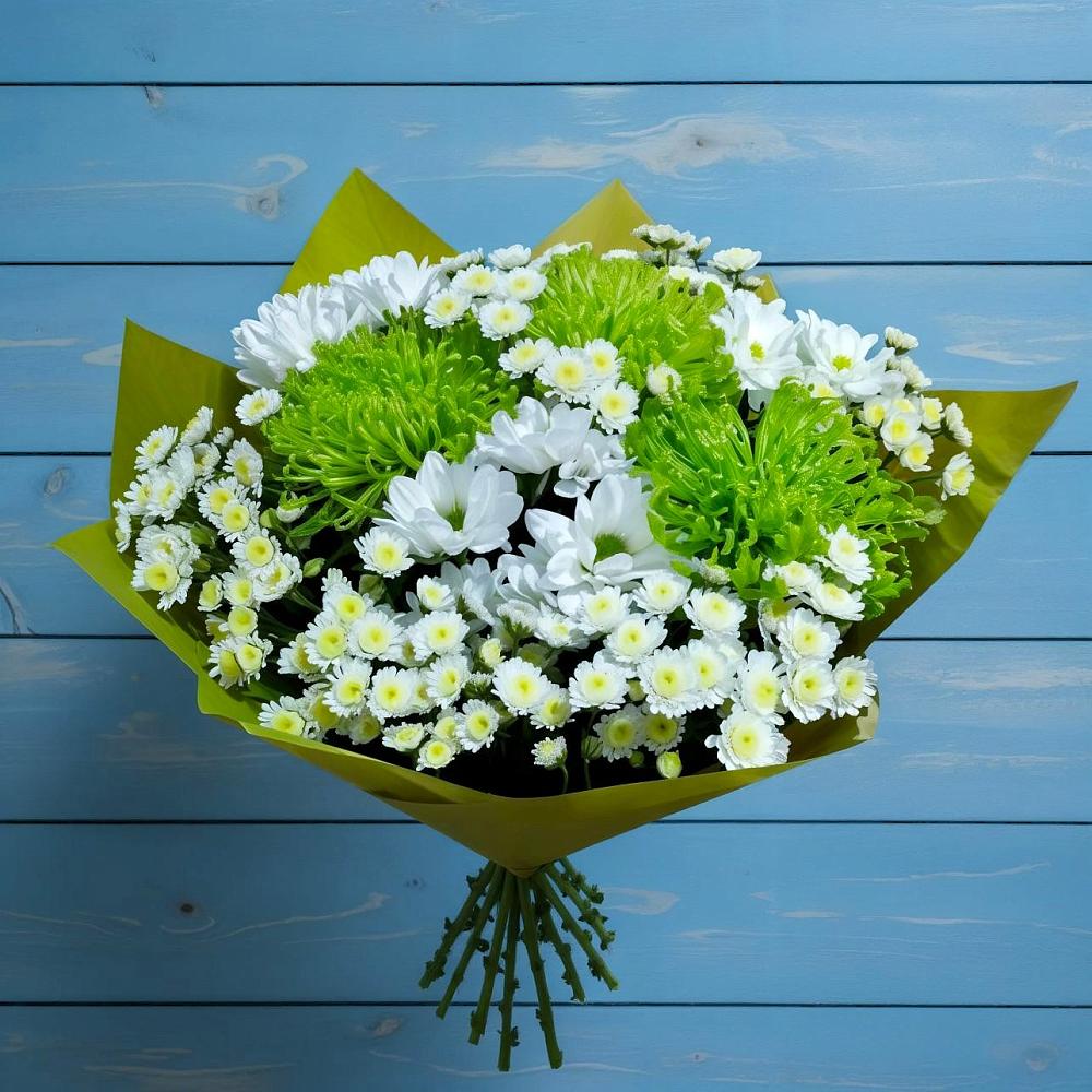 Букет цветов из: Хризантемы в Марках