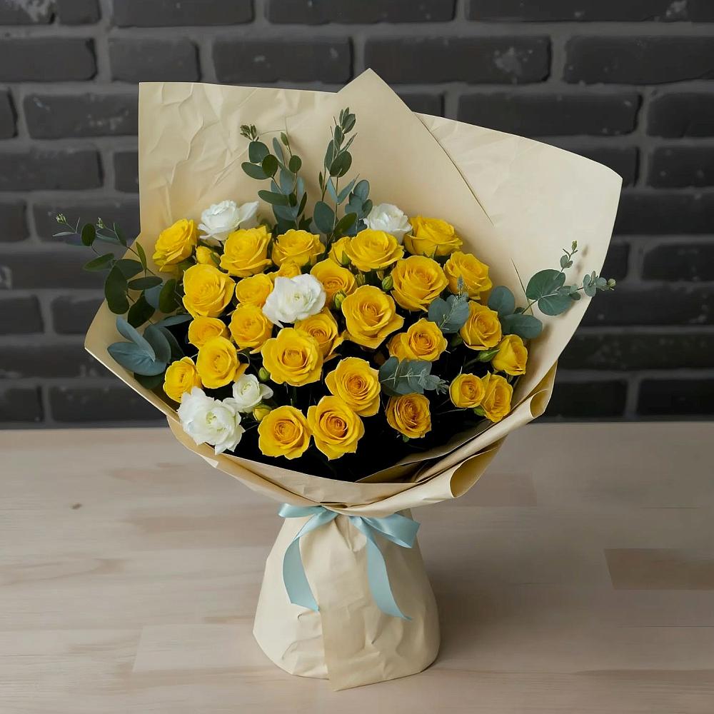 Букет цветов из: Розы в Марках