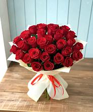 Букет 29 Красных роз в Марках