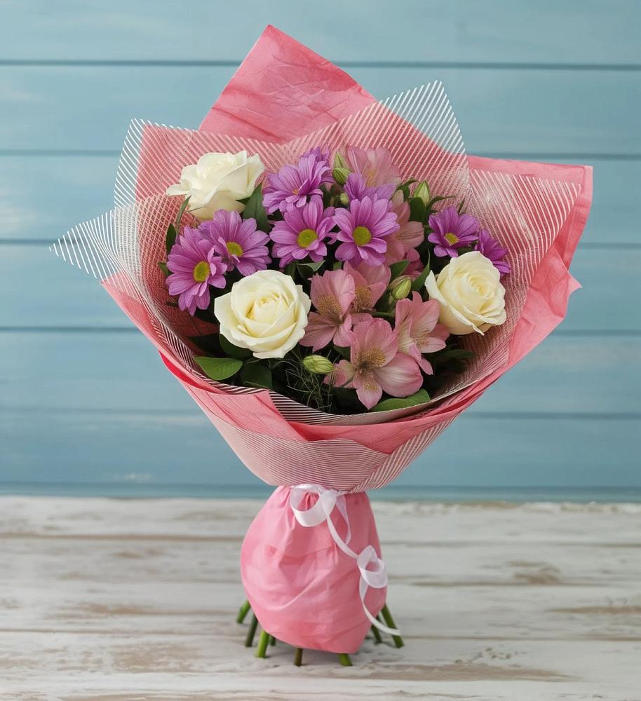 Букет цветов из: Герберы в Марках