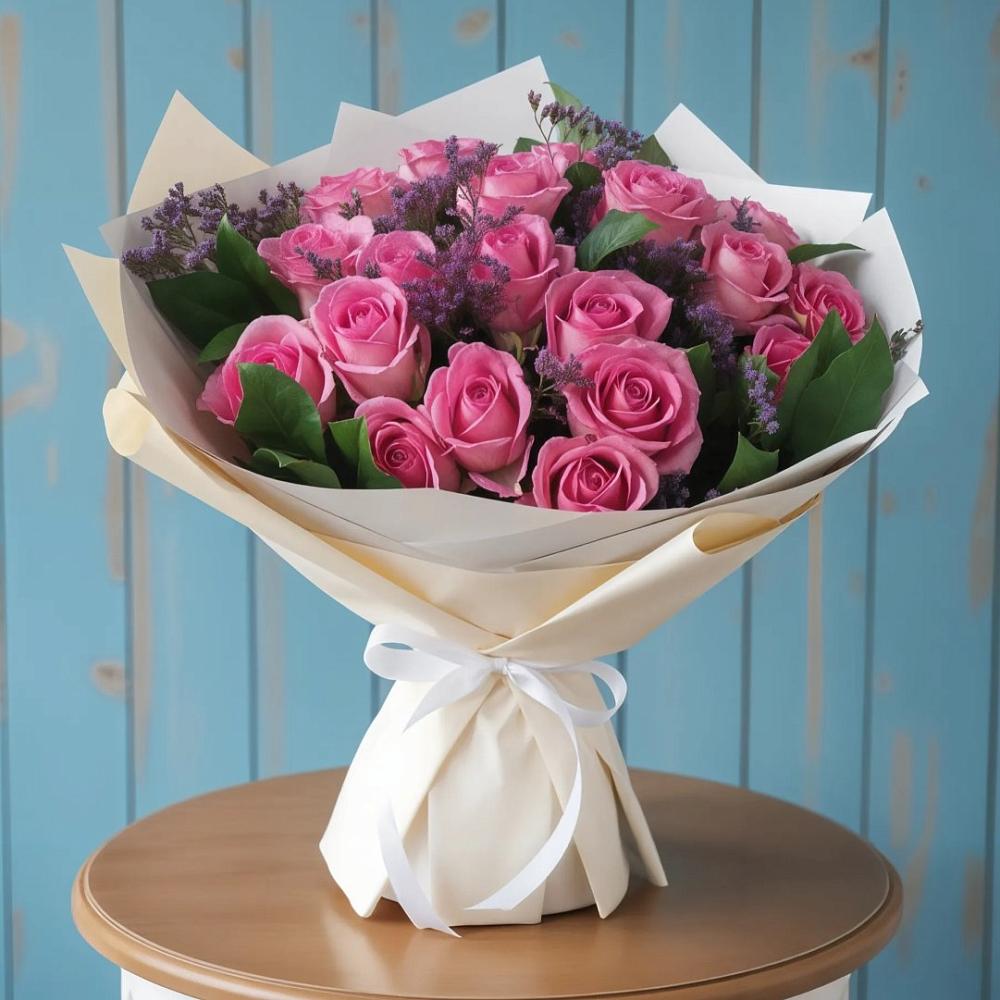 Букет цветов из: Розы в Марках