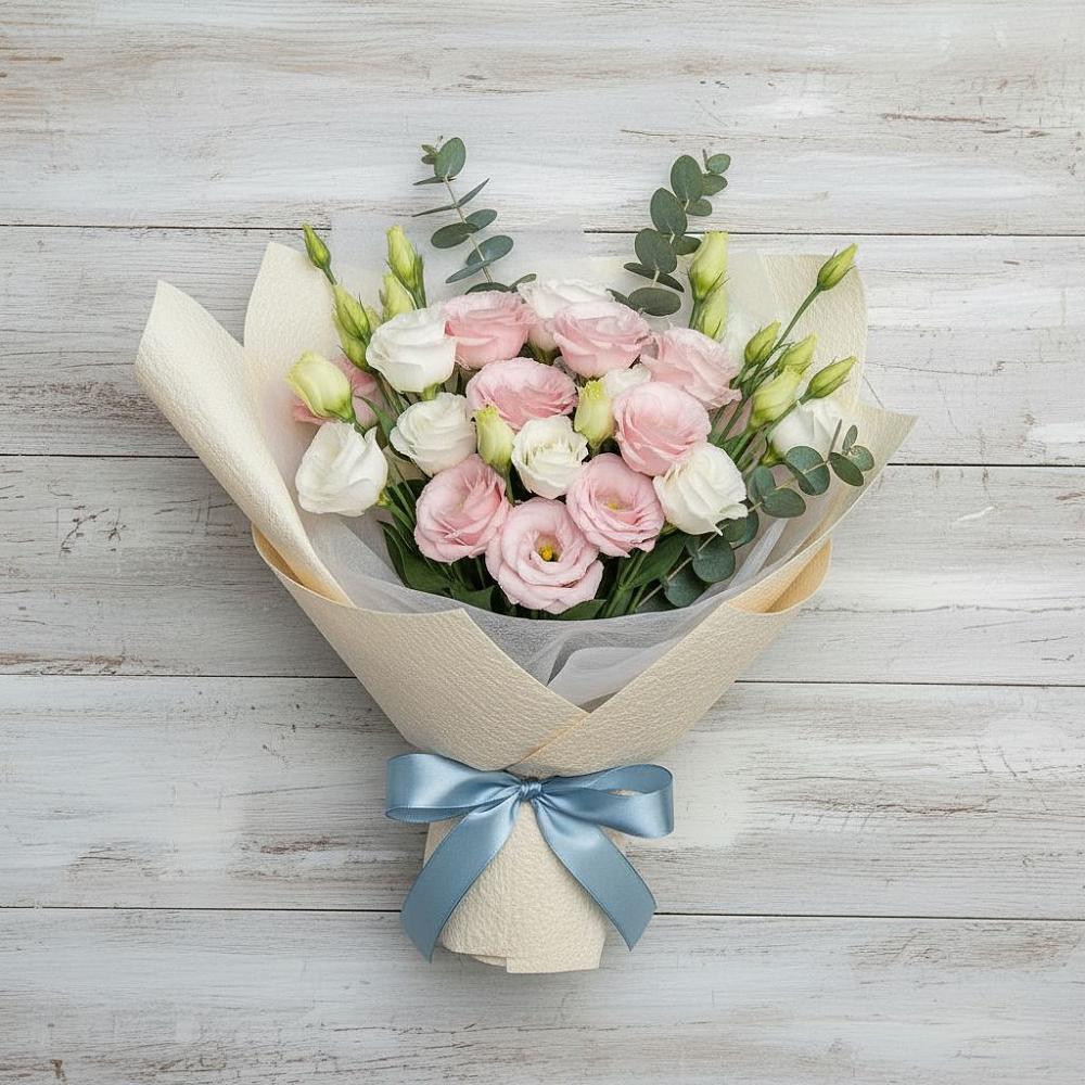 Букет цветов из: Лизиантусы в Марках